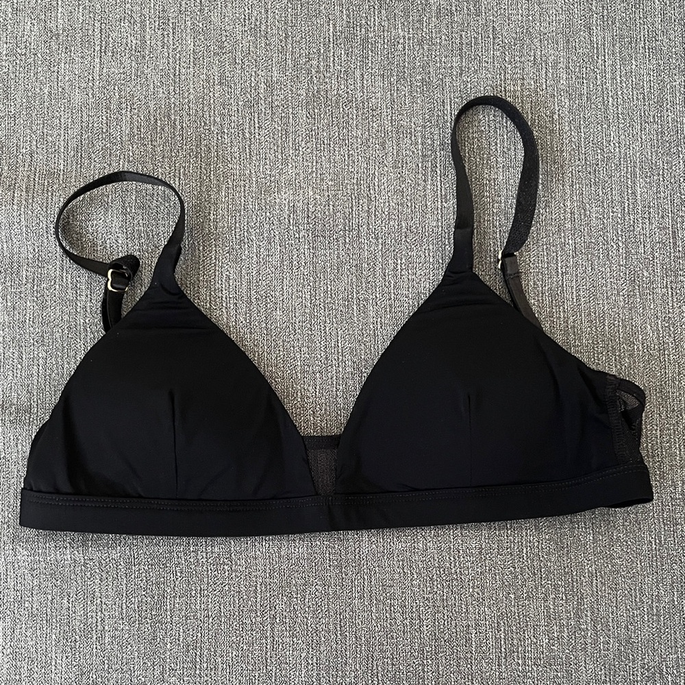 Pepper Black Triangle Bralette